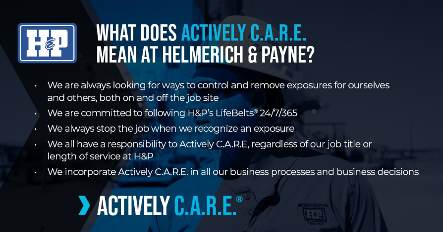 ACTIVELY C.A.R.E at helmerich & payne